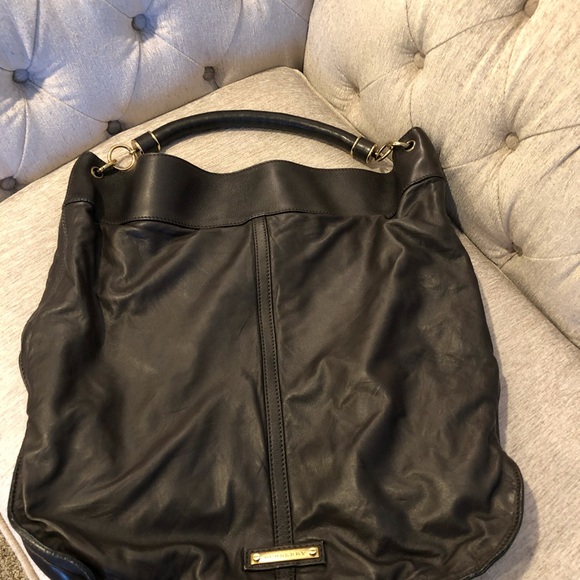 Burberry Slouch Shoulder Bag (chocolate brown) - Picture 5 of 15